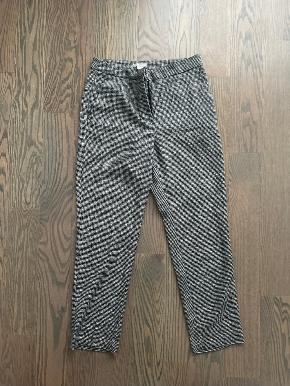 H&M Women’s Gray Houndstooth Dress Pants